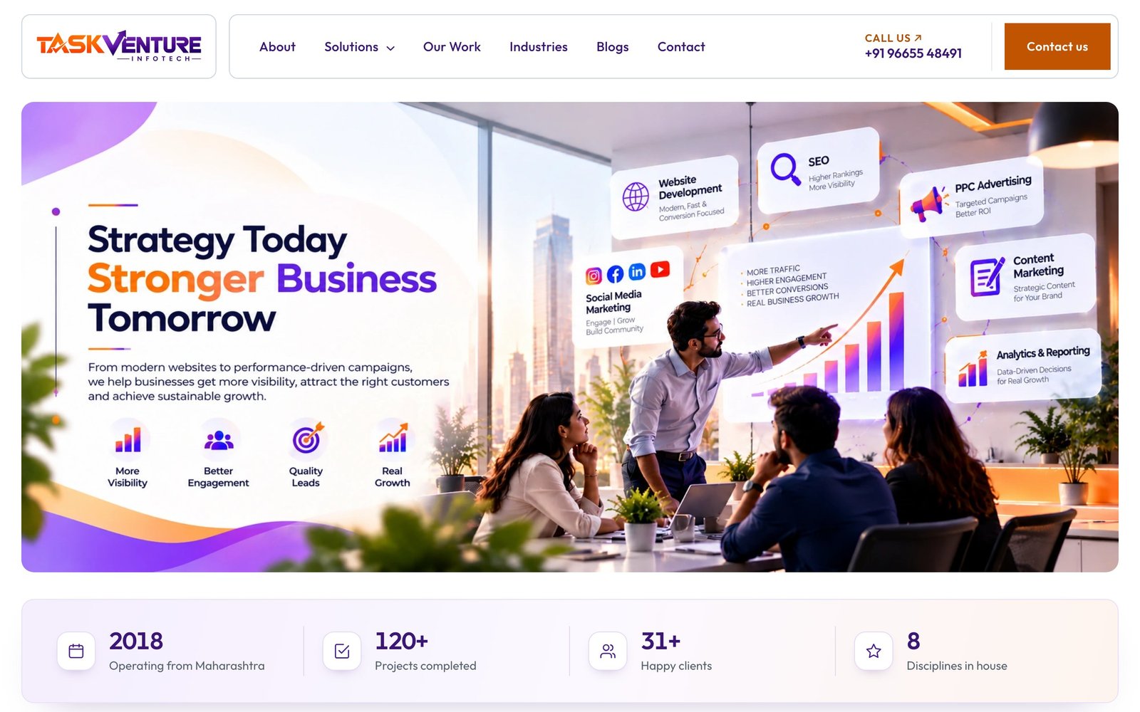 Property booking platform — the live site